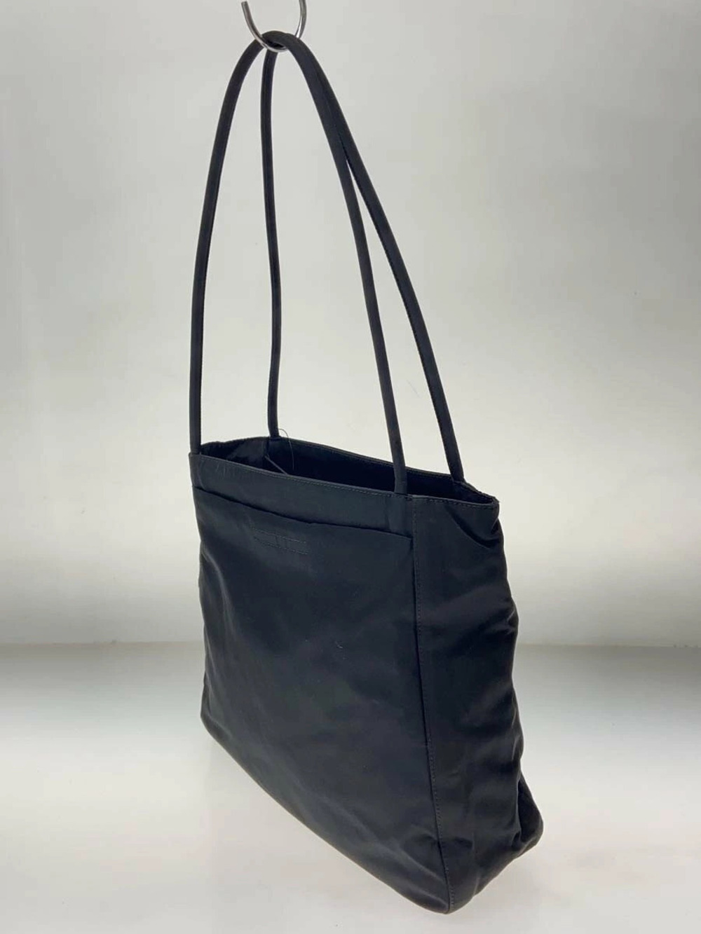 Prada signature Shoulder black Tessuto Bag Black